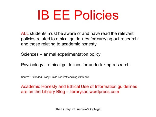 ib biology extended essay guide